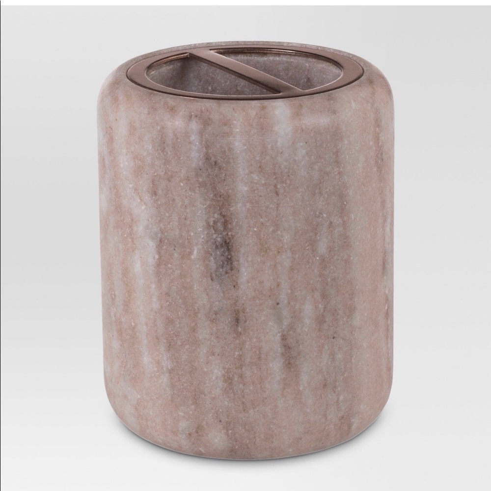 Marble tooth brush holder